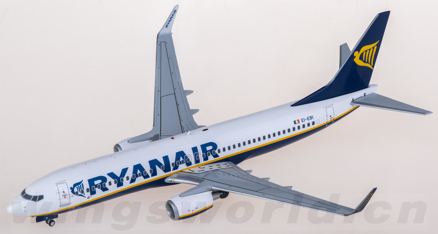 XX2492 Ryanair Boeing 737-800 EI-EBI JC Wings 1:200 -飞机模型世界