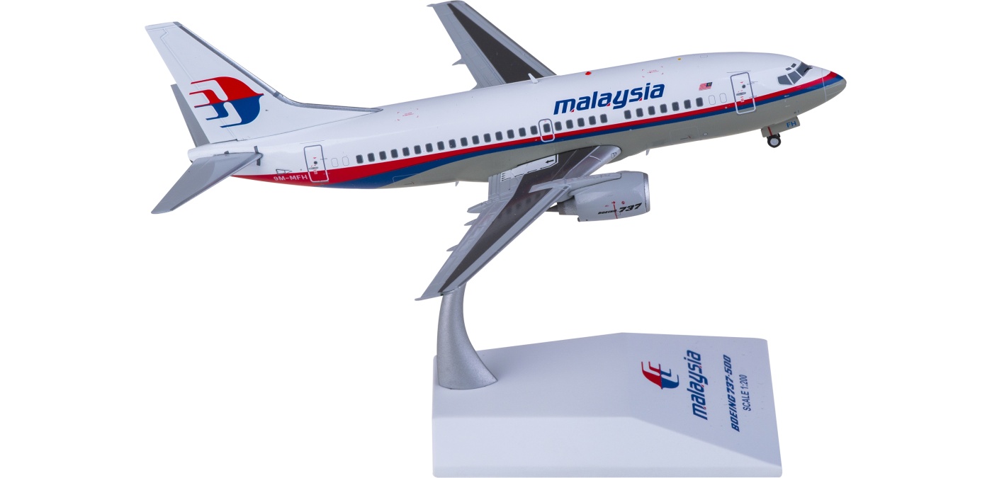 JC Wings 1:200 マレーシア航空 B737-500 9M-MFH JC Wings 1:200 マレーシア航空 B737-500 9M-MFH - メルカリ