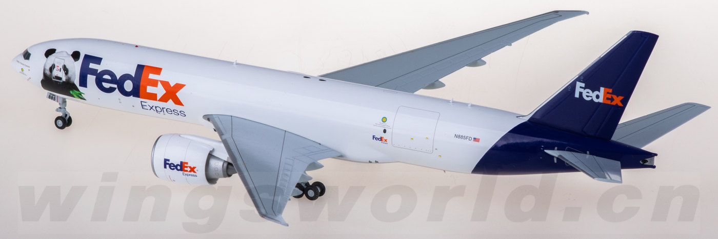 XX20046 FedEx 联邦快递Boeing 777-200LRF N885FD JC Wings 1:200