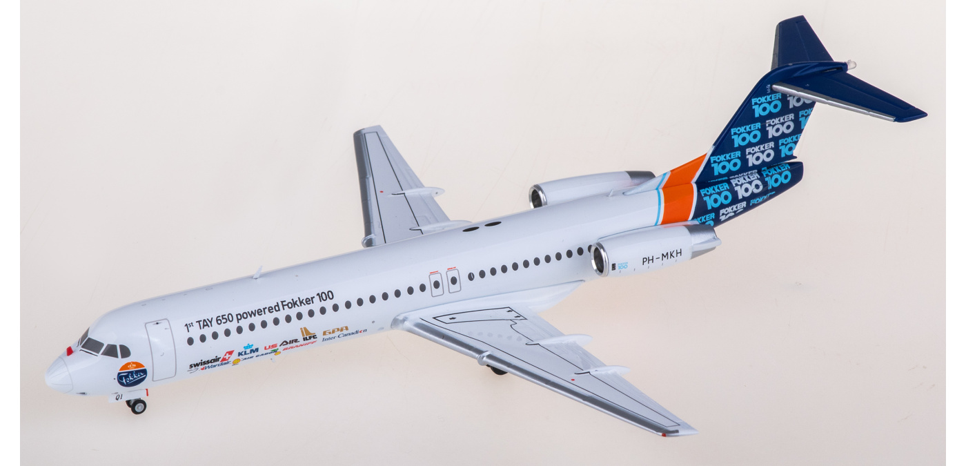 XX20420 Fokker 100 PH-MKH JC Wings 1:200 -飞机模型世界