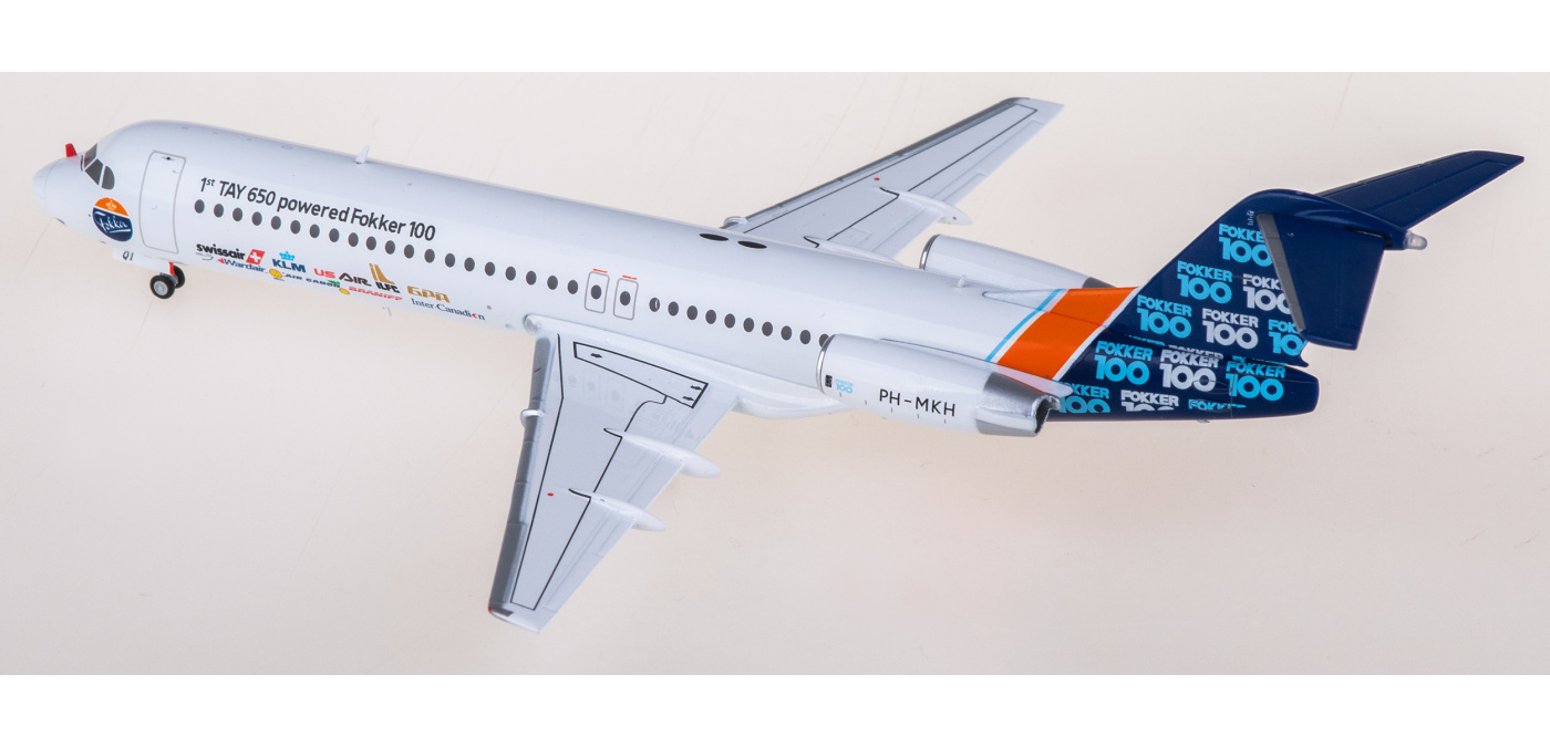 Slovakia Government Fokker 100 OM-BYB 1/200 scale desk model