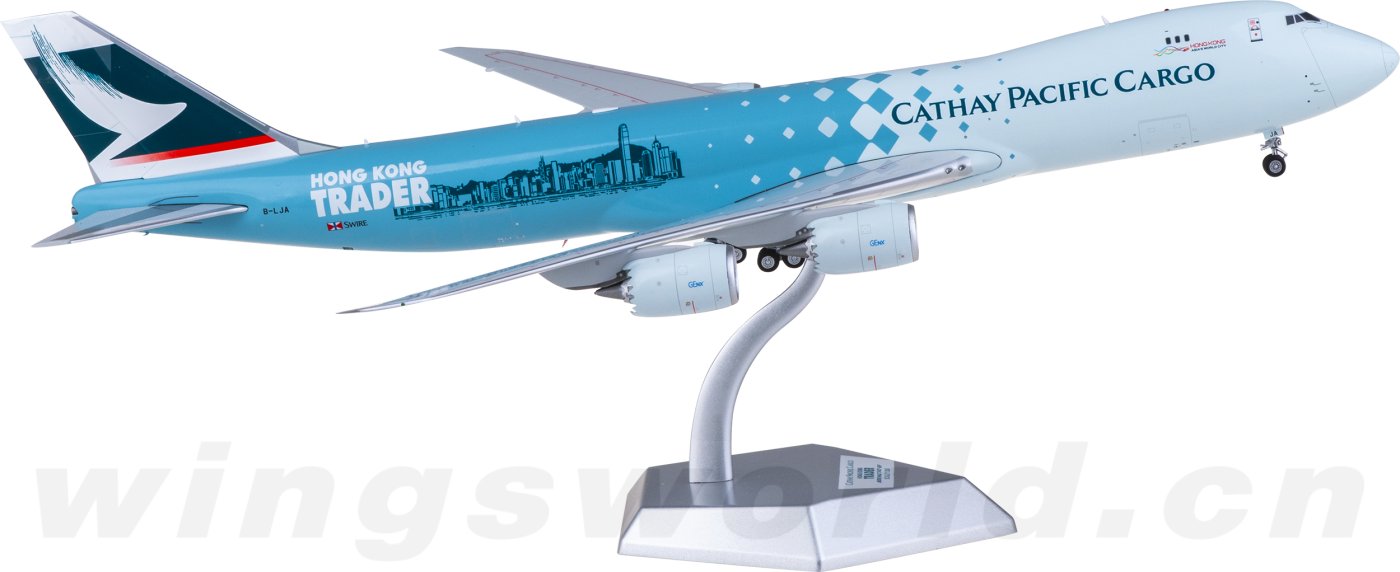 航空機・ヘリコプター SQ 1:200 Cathay Pacific B747-8F B-LJA L2074 Cathay Pacific 国泰航空Boeing 747-8F B-LJA SQ Wings 1
