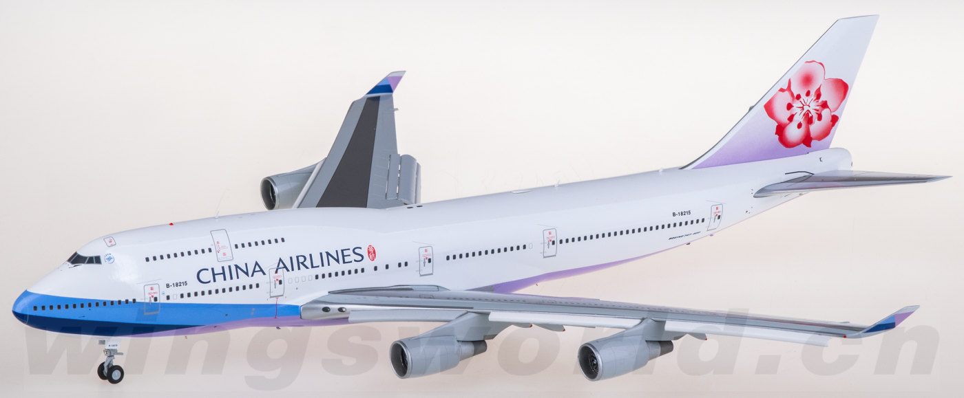 航空機・ヘリコプター 1/400 CHINA AIRLINES B747-200 Phoenix B747-200 チャイナエアライン ポリッシュ仕上げ B-1886
