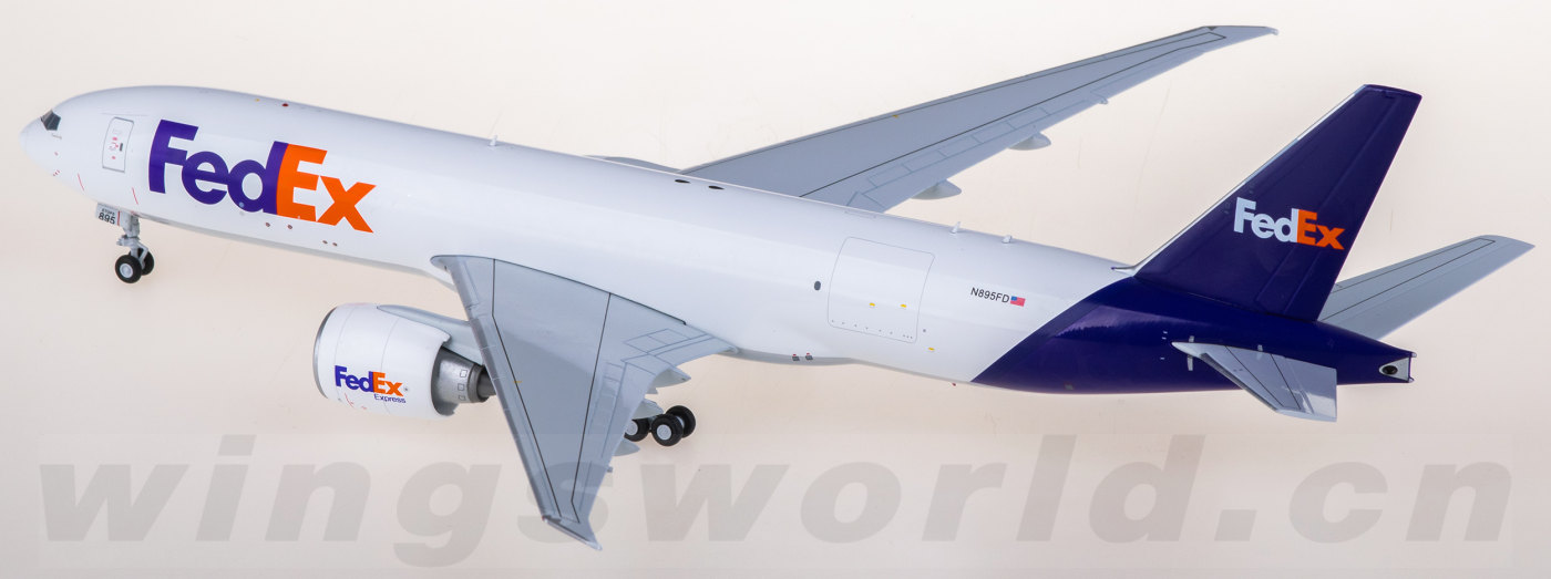 G2FDX1376 FedEx Boeing 777-200LRF N895FD Geminijets 1:200 -飞机