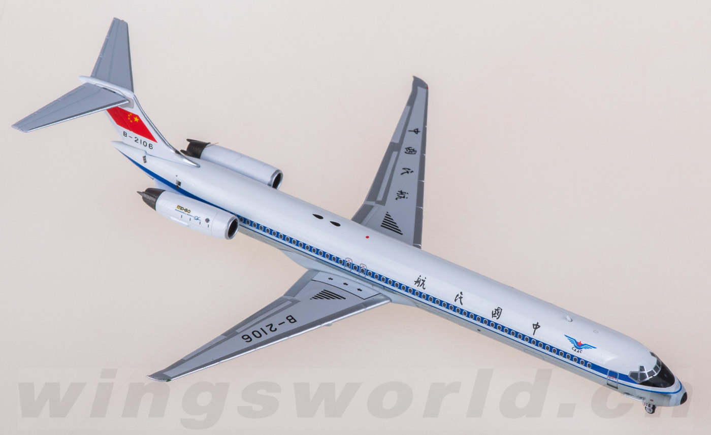 NG83015 CAAC 中国民航McDonnell Douglas MD-82 B-2106 NGmodels 1:400