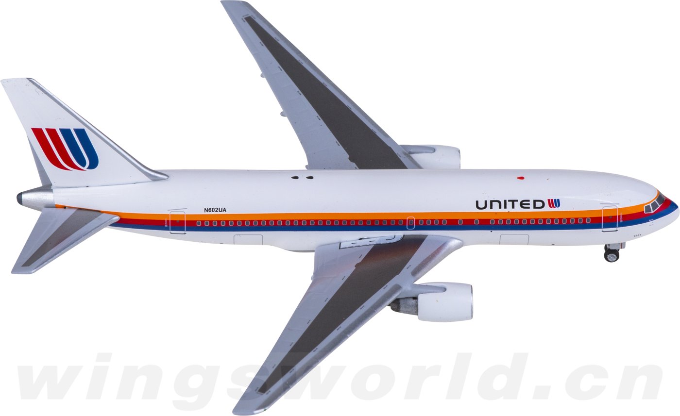UA B767-200-N602UA ユナイテッド航空 Airlinertags お取り寄せ商品】1/200 767-200 ユナイテッド航空 N608UA