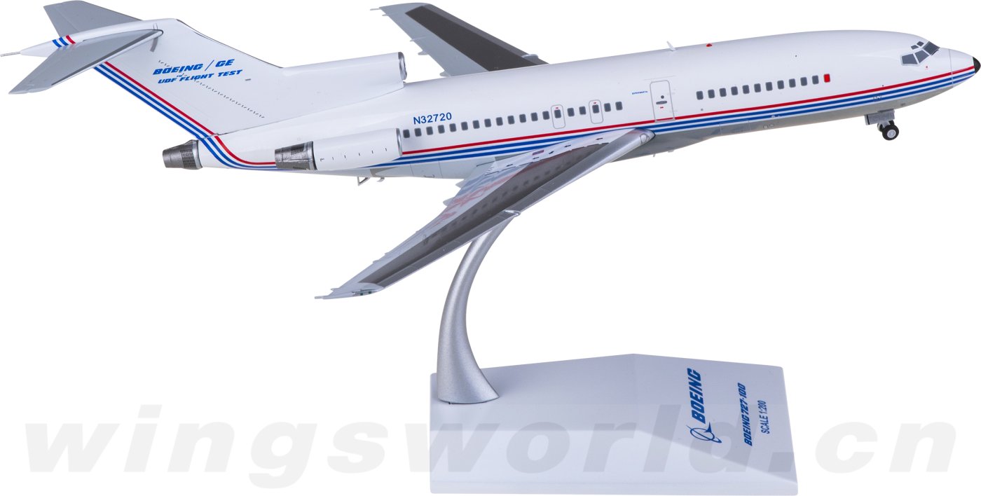 JC Wings 1:200 B727-100 ハウスカラー N32720 1:200 Boeing House Color B727-100 N32720 JC Wings XX2305 - Diecast