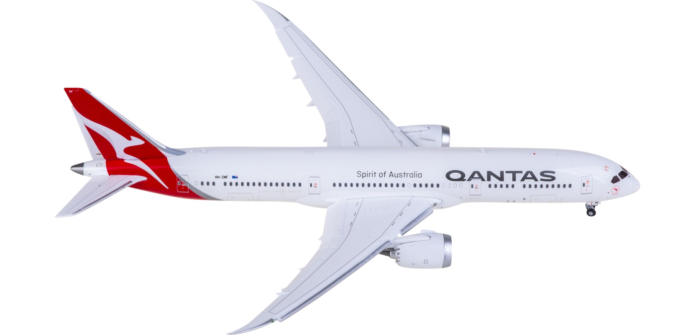 XX40367A Qantas 澳洲航空Boeing 787-9 Dreamliner VH-ZNF 襟翼