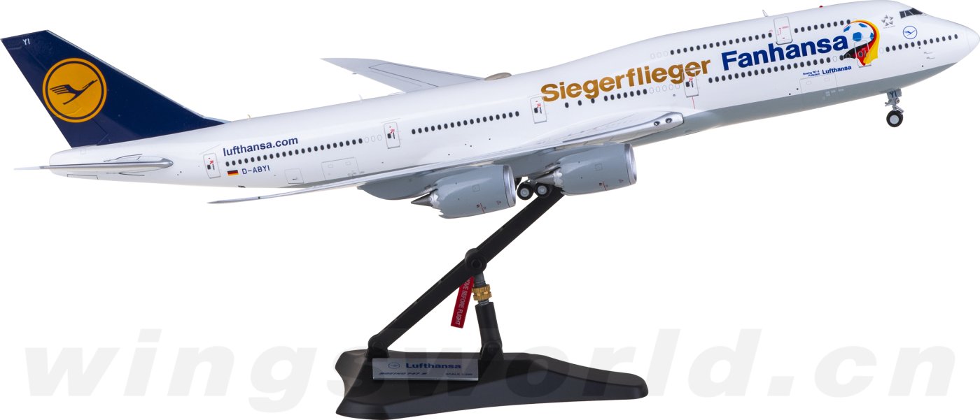 EW2748004 Lufthansa Boeing 747-8 D-ABYI JC Wings 1:200 -飞机模型世界