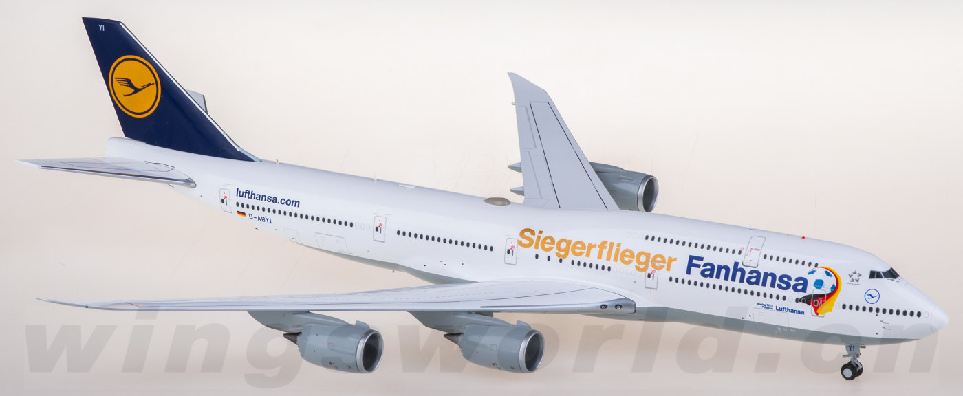 EW2748004 Lufthansa Boeing 747-8 D-ABYI JC Wings 1:200 -飞机模型世界