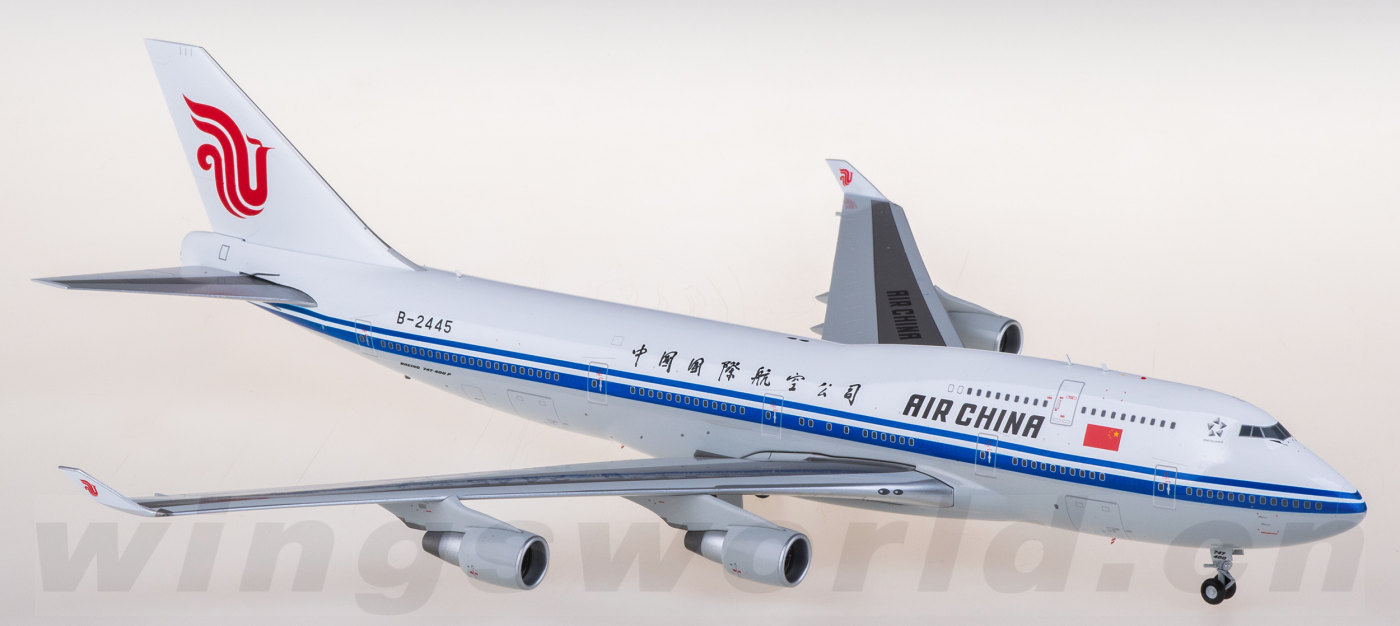 LH2529 Air China 中国国际航空Boeing 747-400 B-2445 JC Wings