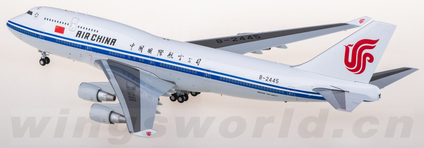 LH2529 Air China 中国国际航空Boeing 747-400 B-2445 JC Wings 1:200