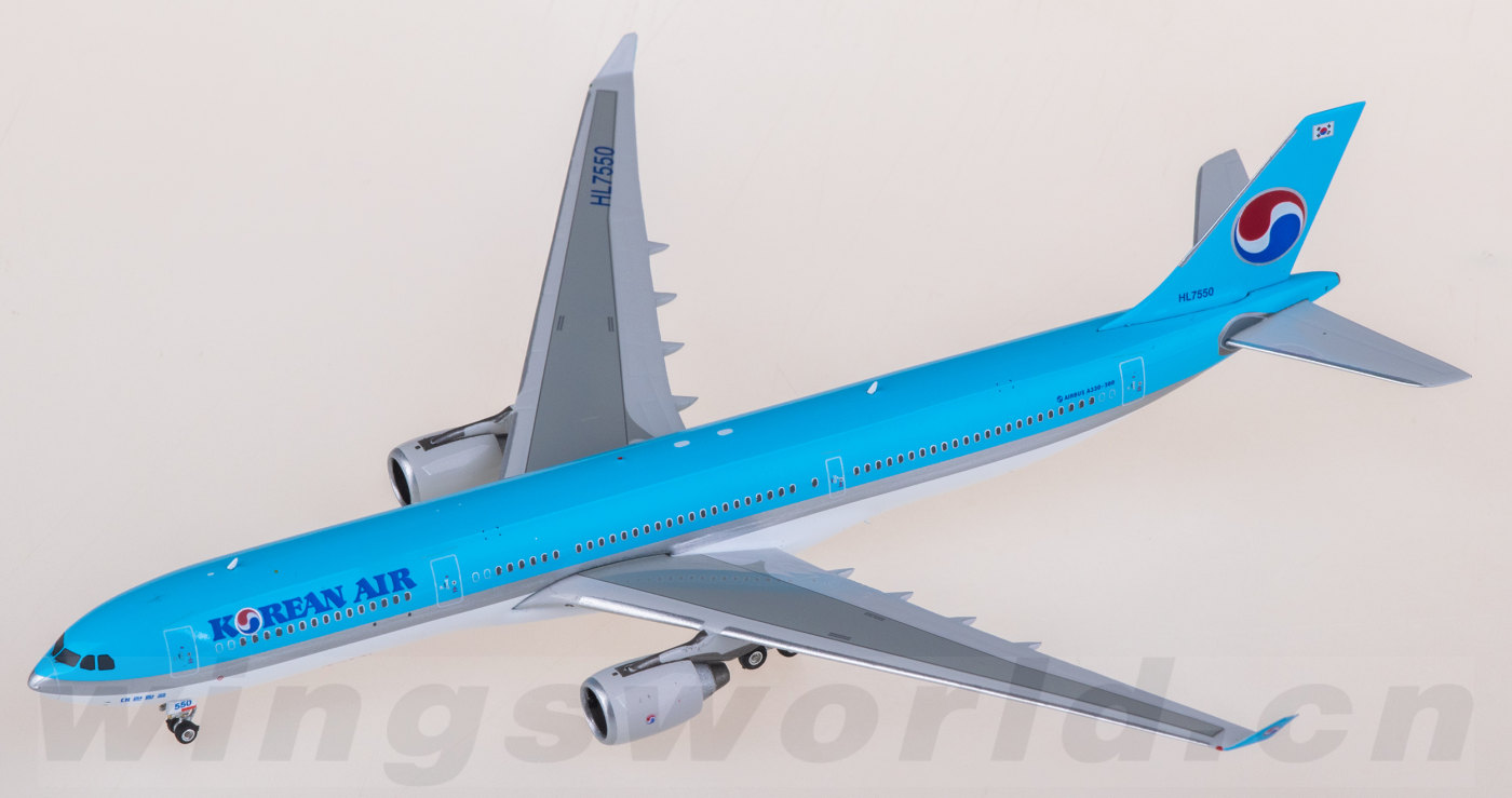 KOREAN AIR A330-300 大韓航空 コリアン ph 1:400 PH04612 Korean Air 大韩航空Airbus A330-300 HL7550 Phoenix 1
