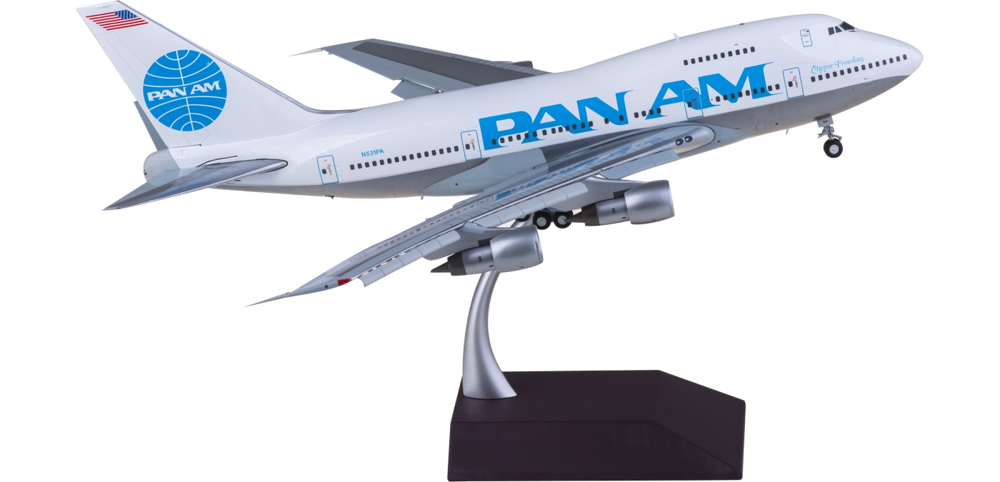 G2PAA1164F Pan Am Boeing 747SP N531PA Flaps Down Geminijets 1:200