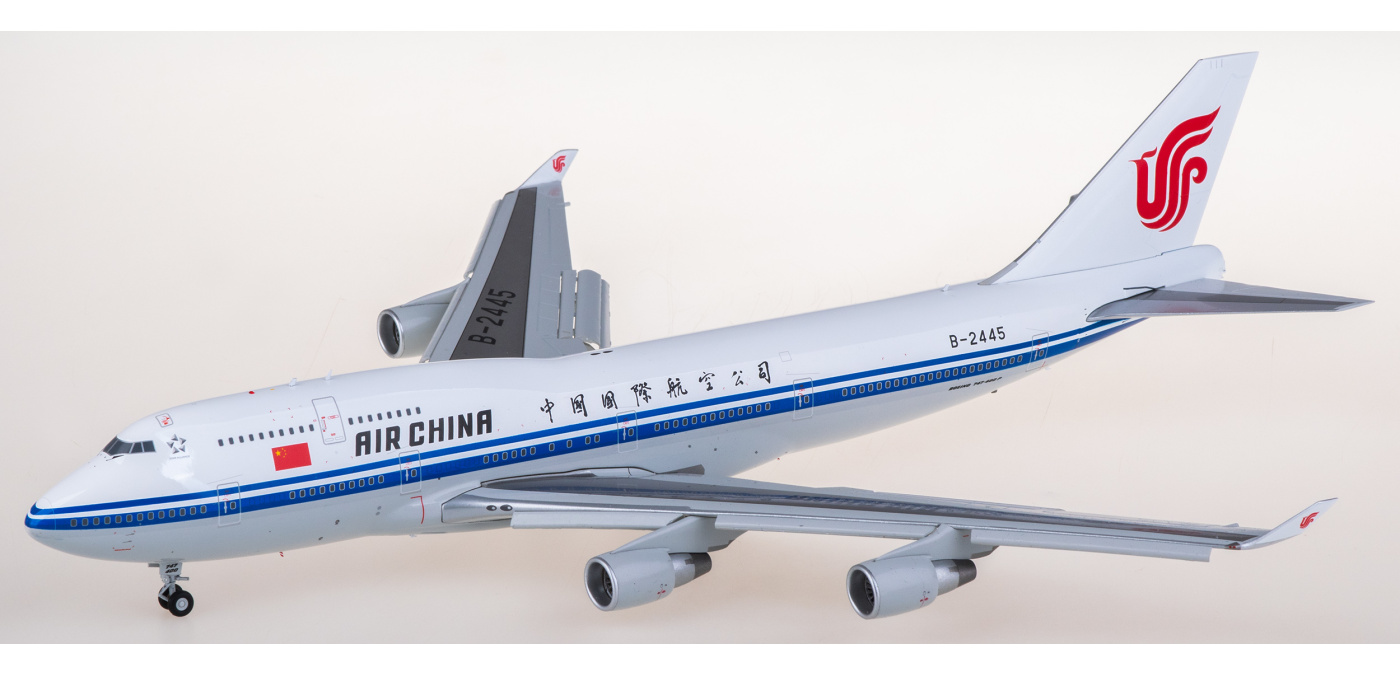 LH2529A Air China 中国国际航空Boeing 747-400 B-2445 襟翼放下版JC