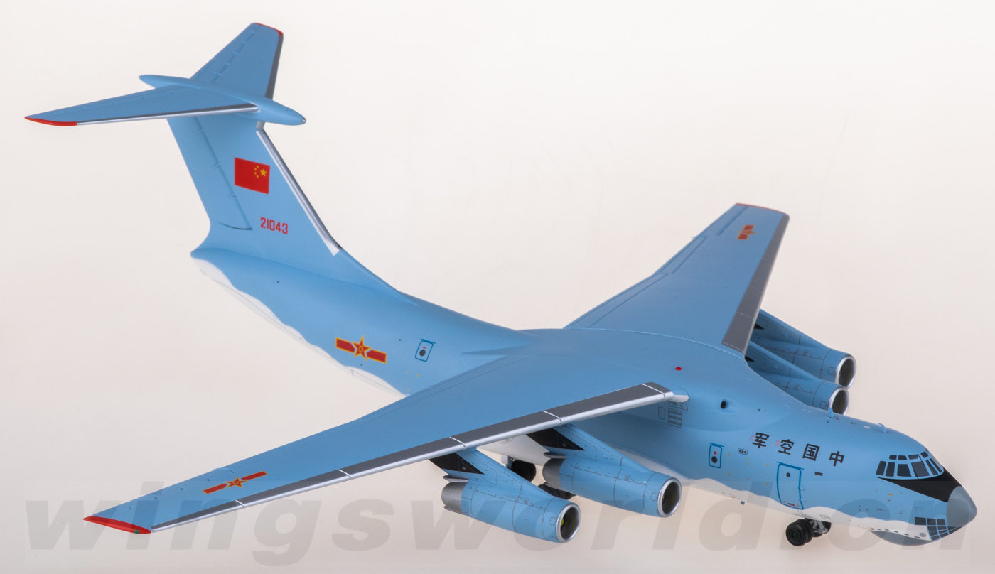 L2088 PLAAF 中国空军Ilyushin Il-76 21043 SQ Wings 1:200