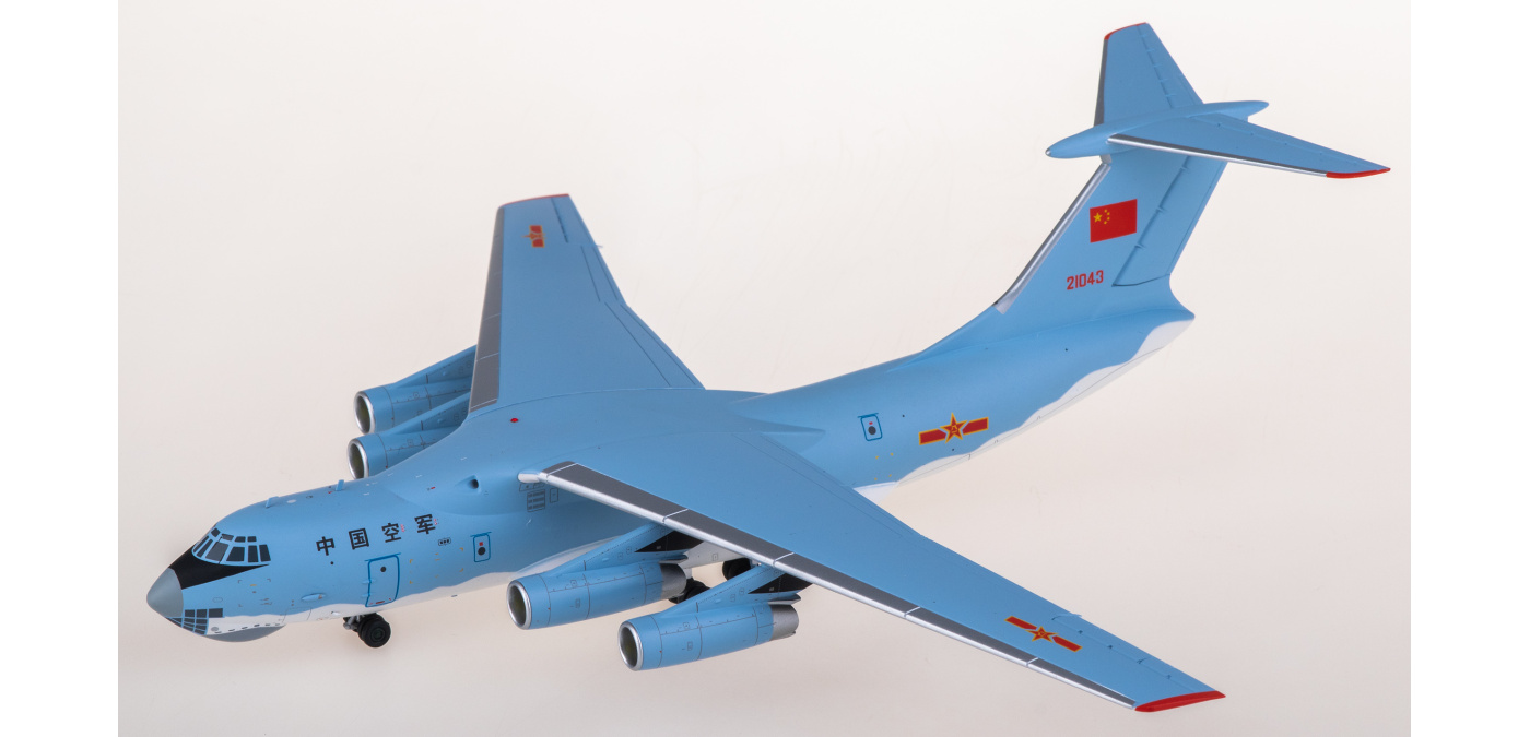 L2088 PLAAF 中国空军Ilyushin Il-76 21043 SQ Wings 1:200