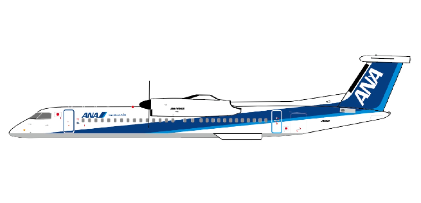 ミニカー 1/400 ANA Q400 JAC 340B ミニカー 1/400 ANA Q400 JAC 340B 1/400 ANA Q400 JAC 340B