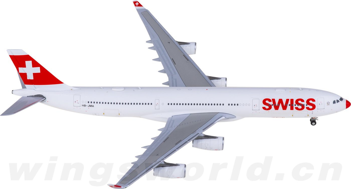 スイスインターナショナル A340-300 HB-JMA 1/400 1:400 Airbus A340-300 Swiss Airlines HB-JMI Phoenix PH411808