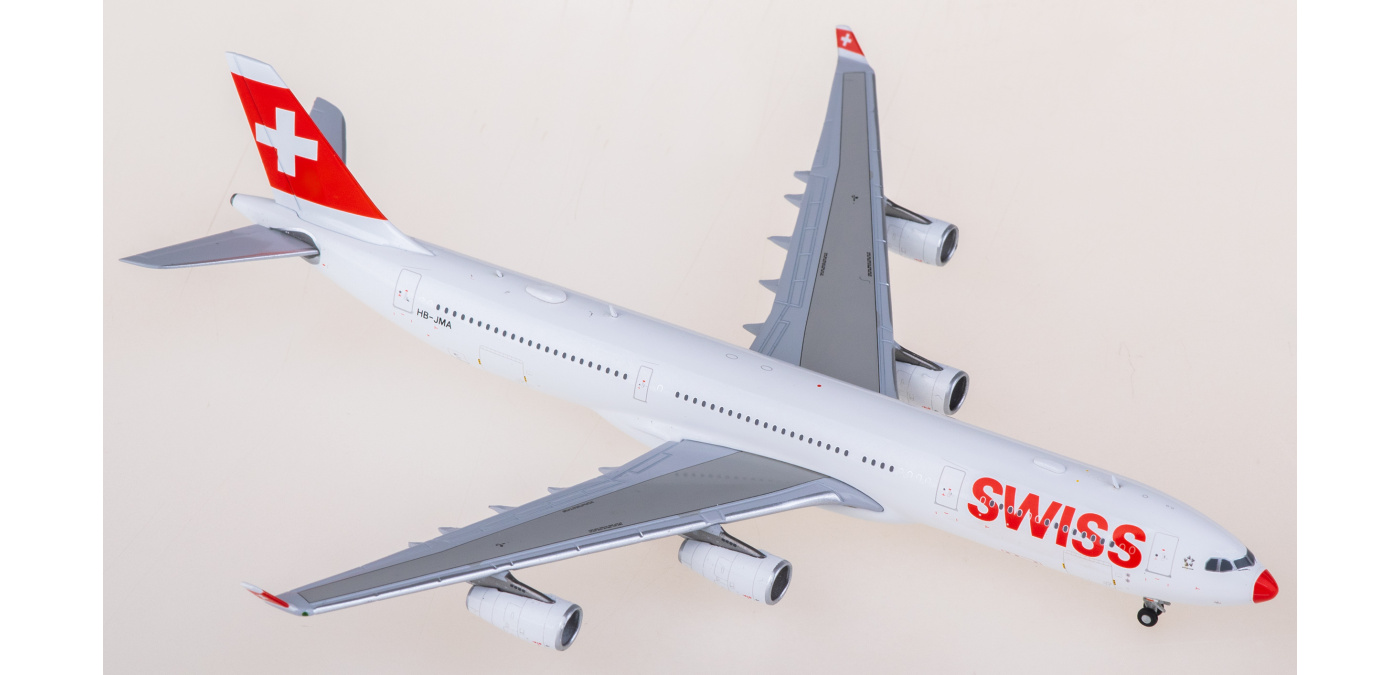 XX40203 Swiss 瑞士国际航空Airbus A340-300 HB-JMA JC Wings 1