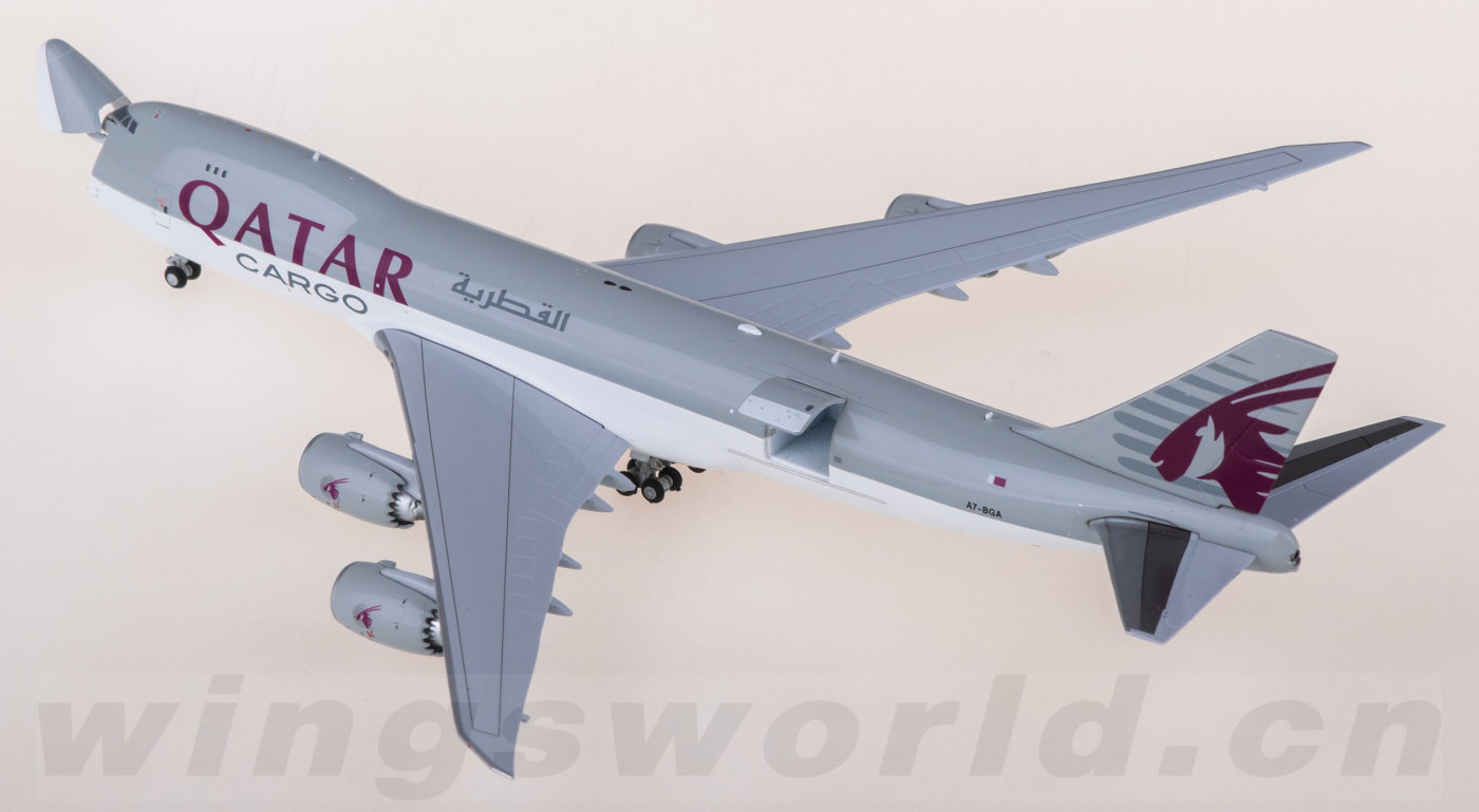 JC Wings 1:400 カタール航空 747-8F A7-BGA XX40160C Qatar 卡塔尔航空Boeing 747-8F A7-BGA JC Wings 1:400