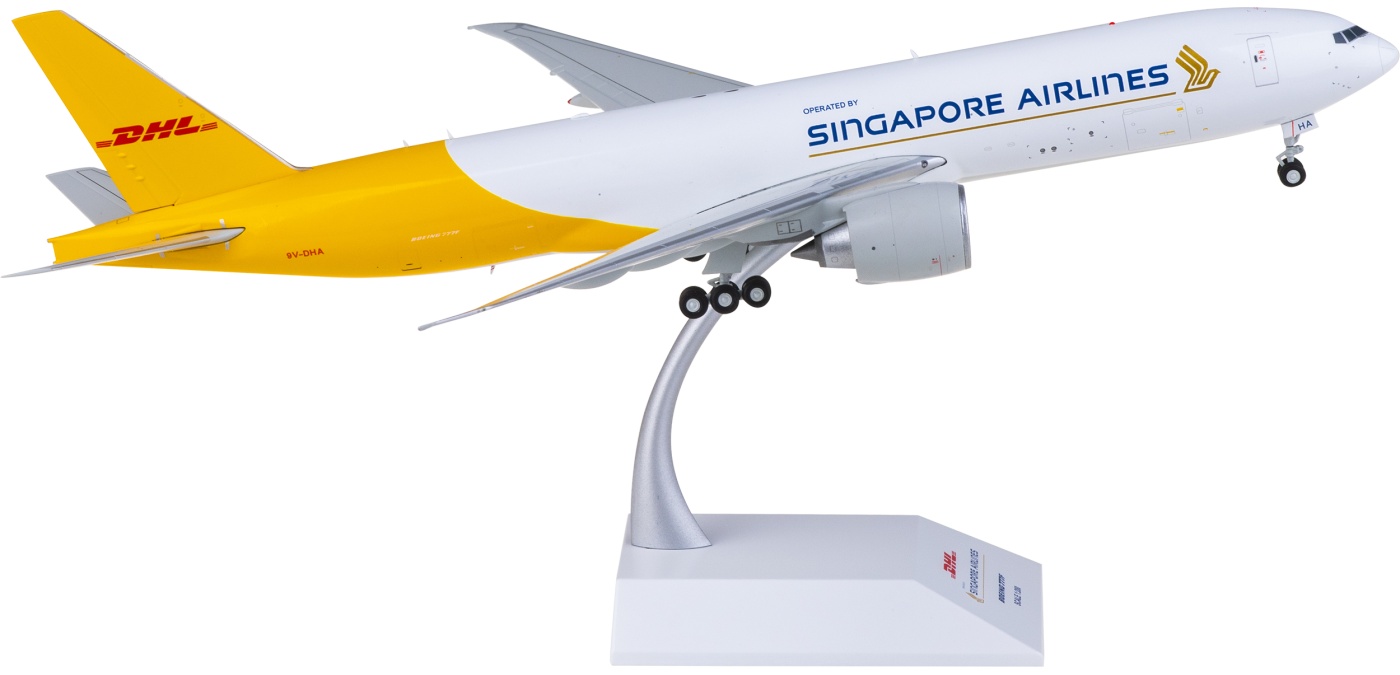 DHL(シンガポール航空) 777F 9V-DHA 1/200 お取り寄せ商品】1/200 777F DHLシンガポール航空 9V-DHA | ひこ