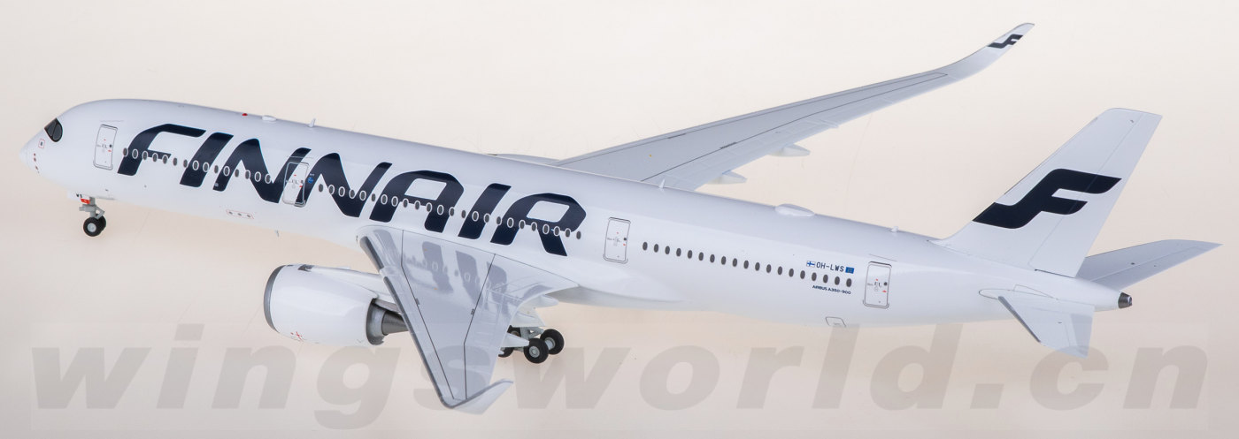 航空機・ヘリコプター JC Wings FINNAIR A350-900 1/400 XX40144A Finnair 芬兰航空Airbus A350-900XWB OH-LWP 襟翼放下
