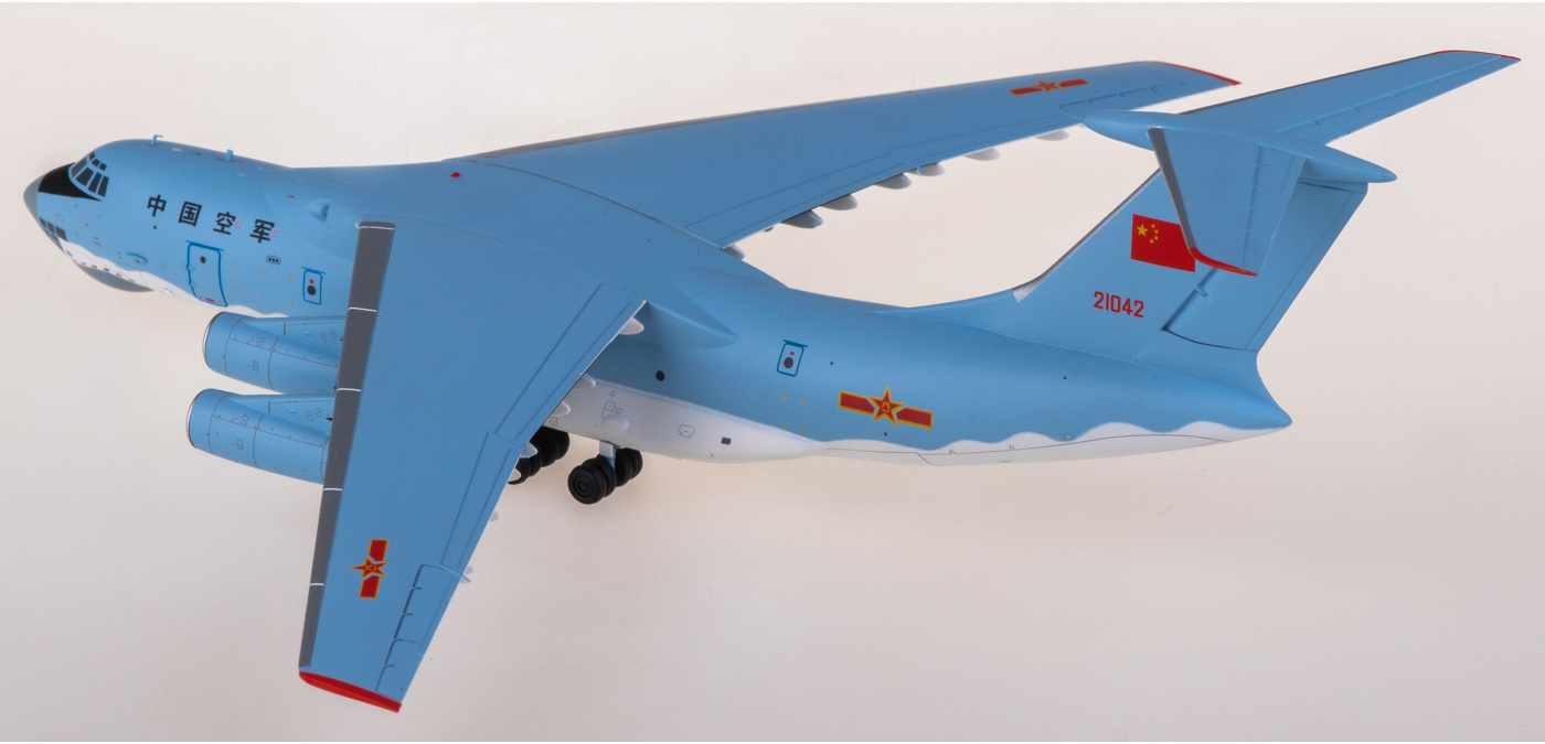 L2090 PLAAF 中国空军Ilyushin Il-76 21042 SQ Wings 1:200