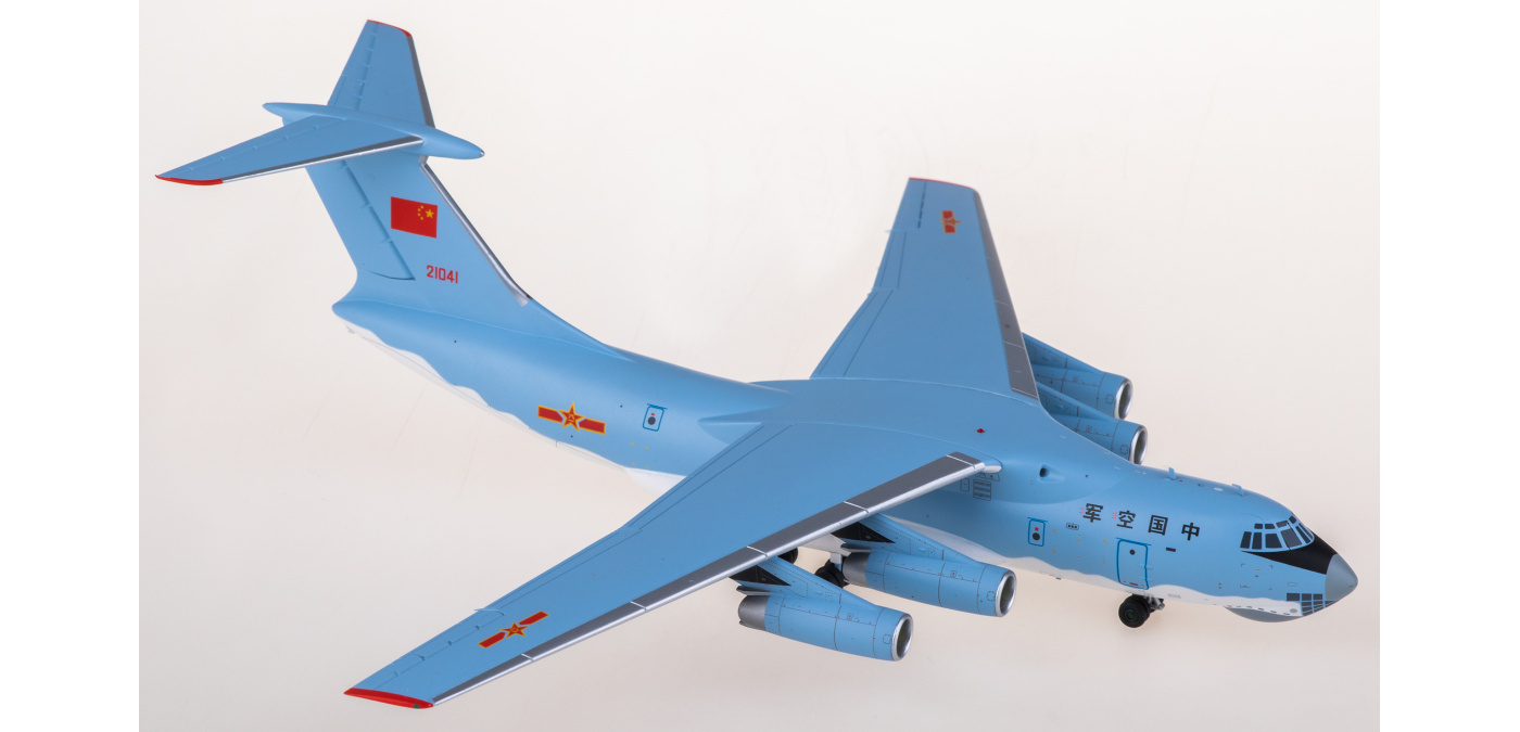 L2089 PLAAF 中国空军Ilyushin Il-76 21041 SQ Wings 1:200 -飞机模型世界