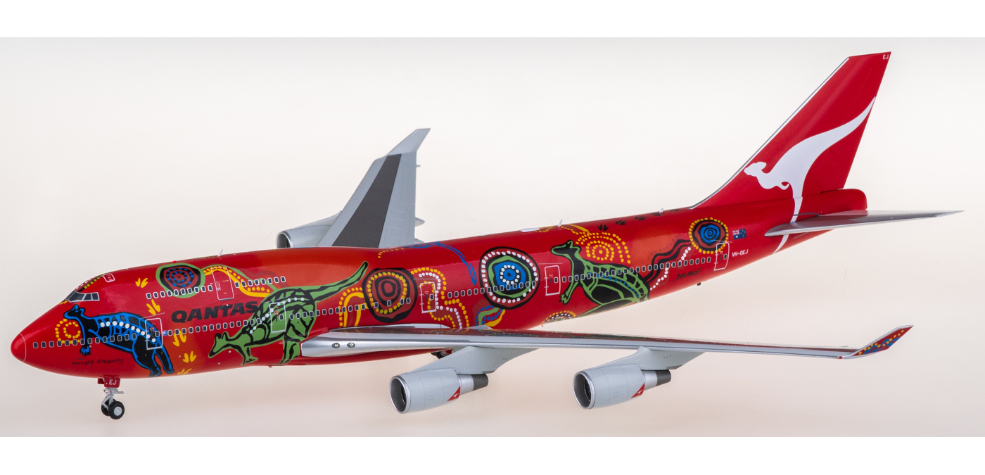 XX20377 Qantas 澳洲航空Boeing 747-400 VH-OEJ JC Wings 1:200