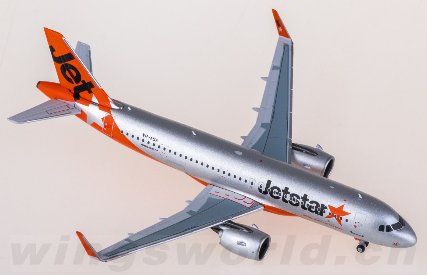 NG15059 Jetstar 捷星航空Airbus A320neo VH-A5A NGmodels 1:400