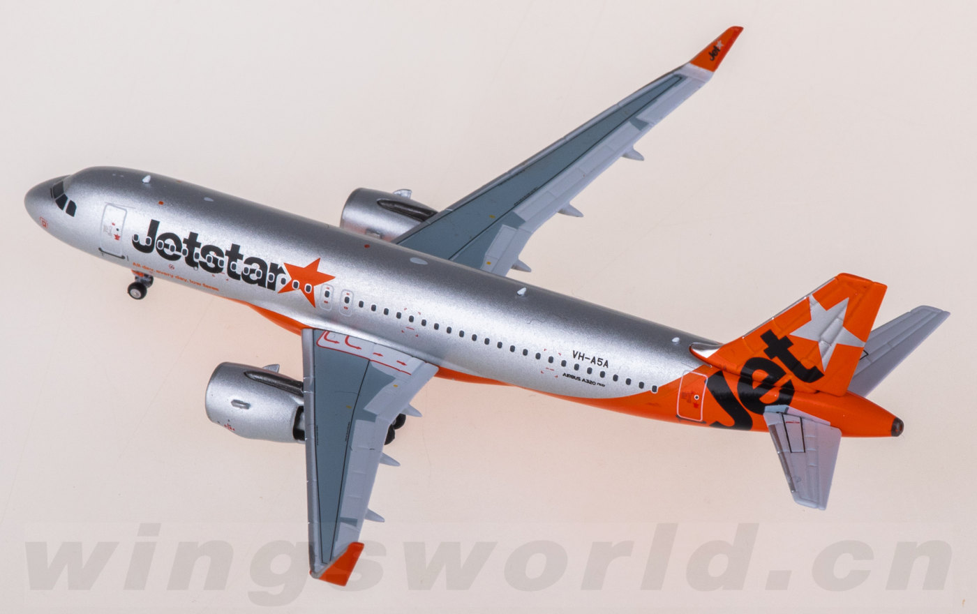 NG15059 Jetstar 捷星航空Airbus A320neo VH-A5A NGmodels 1:400