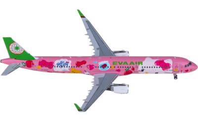 NGmodels 1:400 EVA Air Airbus A321 B-16217
