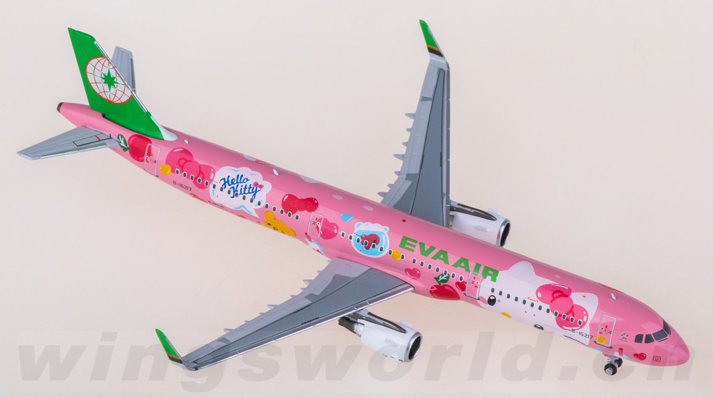NG Models 1:400 Eva Air Airbus A321-200S 