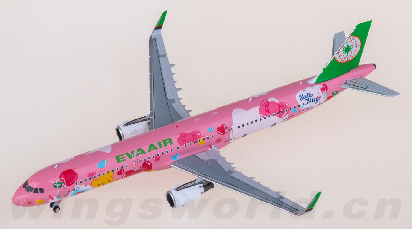 NG13122 EVA Air 长荣航空Airbus A321 B-16217 NGmodels 1:400