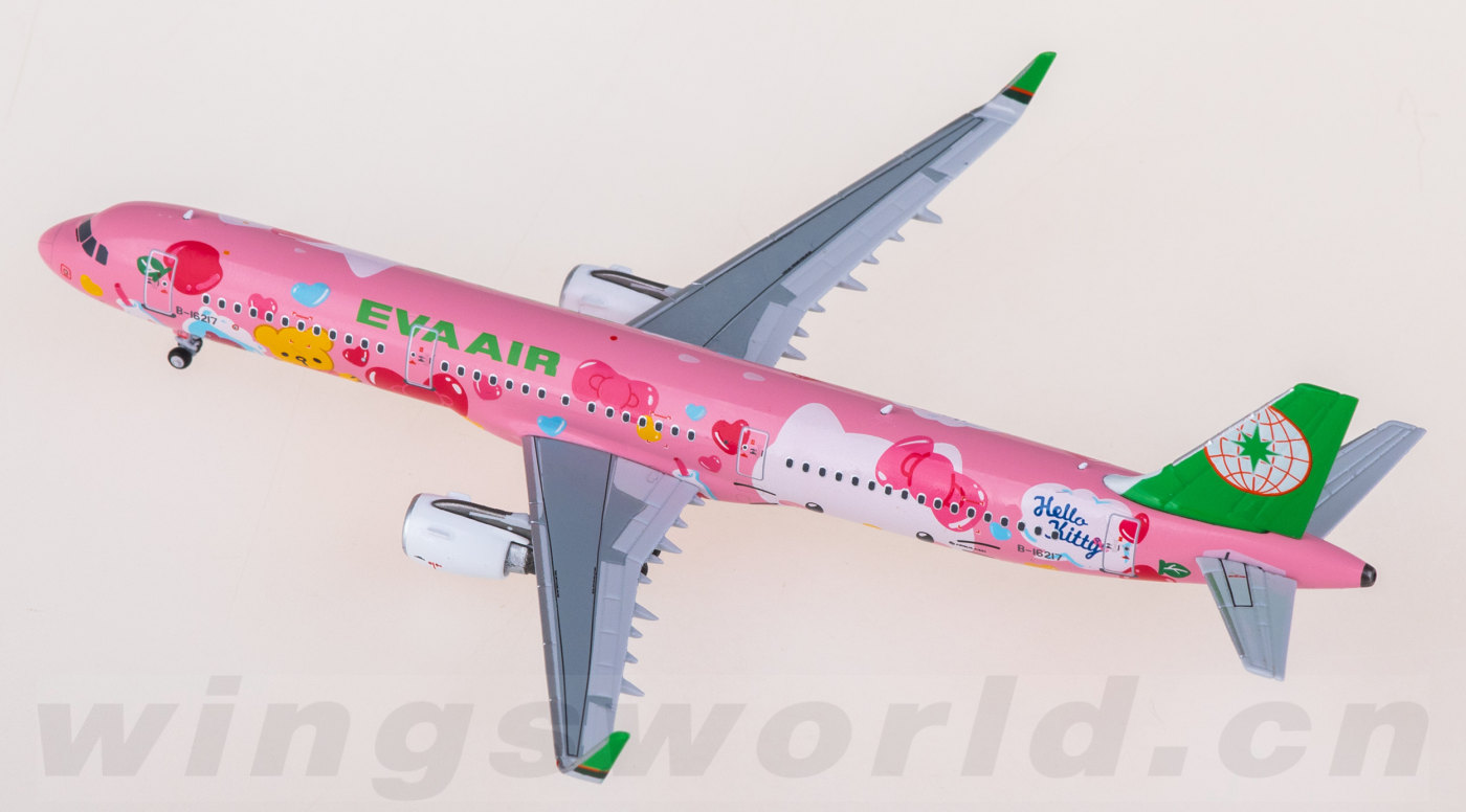 NG13122 EVA Air 长荣航空Airbus A321 B-16217 NGmodels 1:400