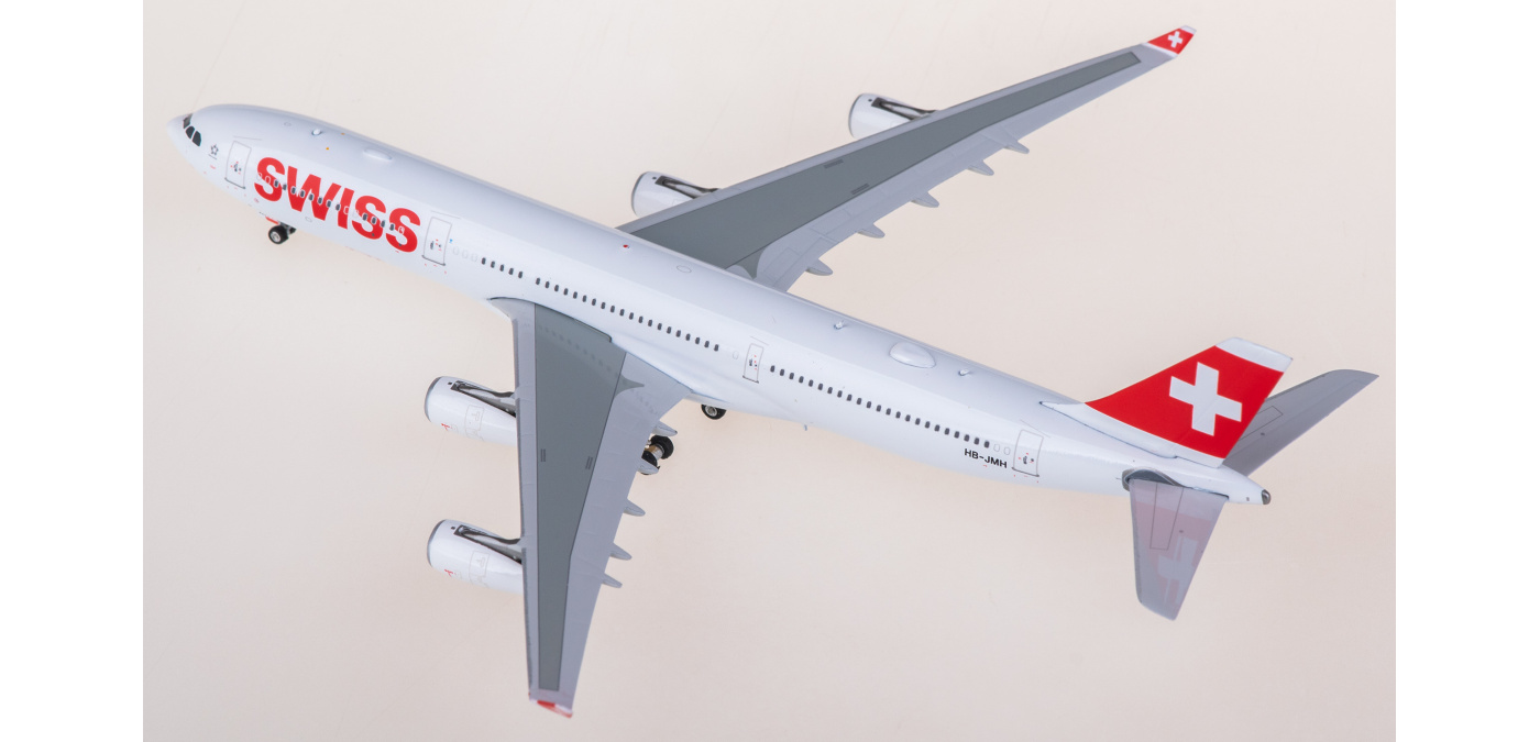 PH11975 Swiss 瑞士国际航空Airbus A340-300 HB-JMH Phoenix 1:400