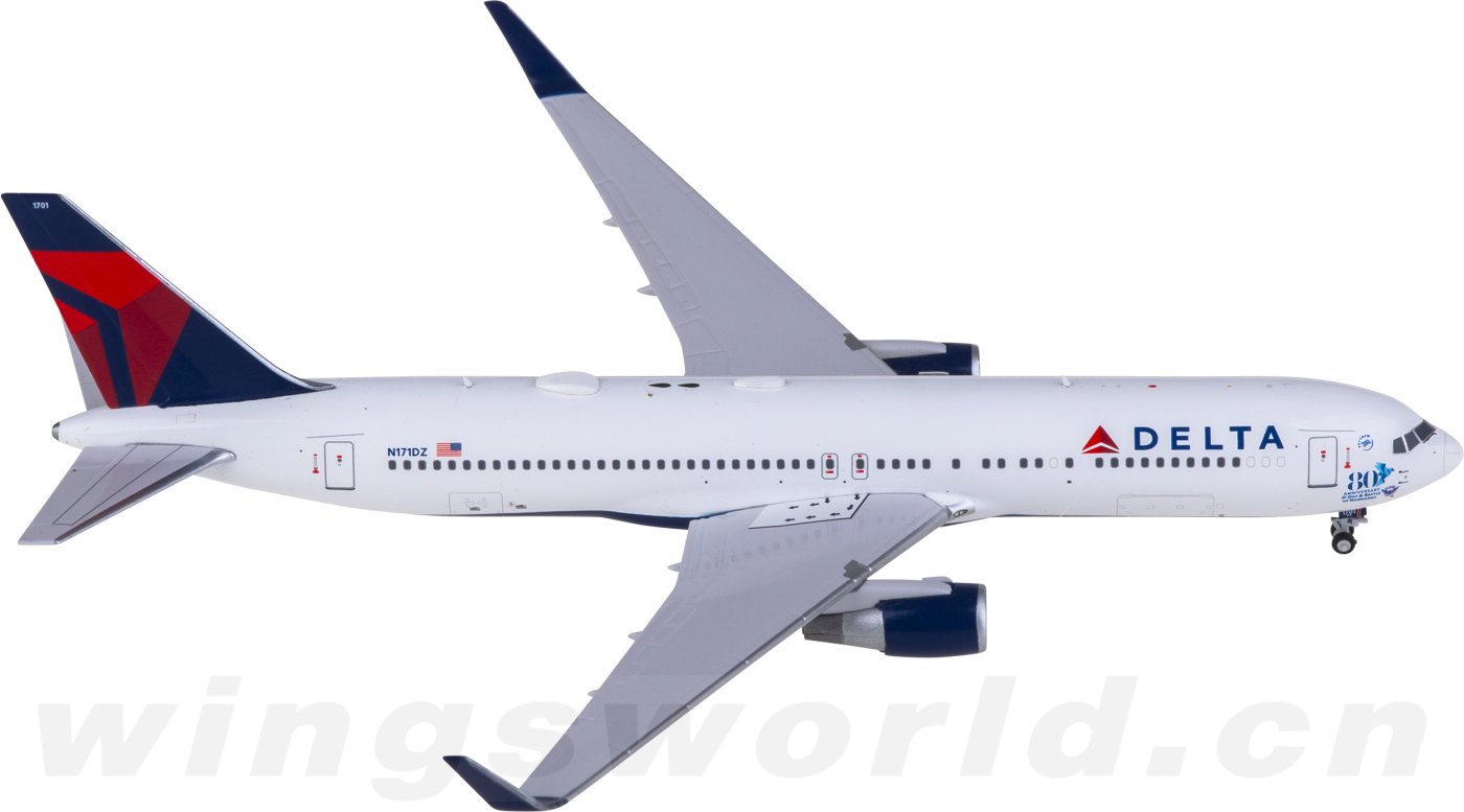 PM62429 Delta Air Lines 达美航空Boeing 767-300ER N171DZ Panda