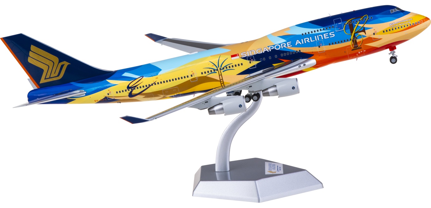 L2001 Singapore Airlines Boeing 747-400 9V-SPK SQ Wings 1:200