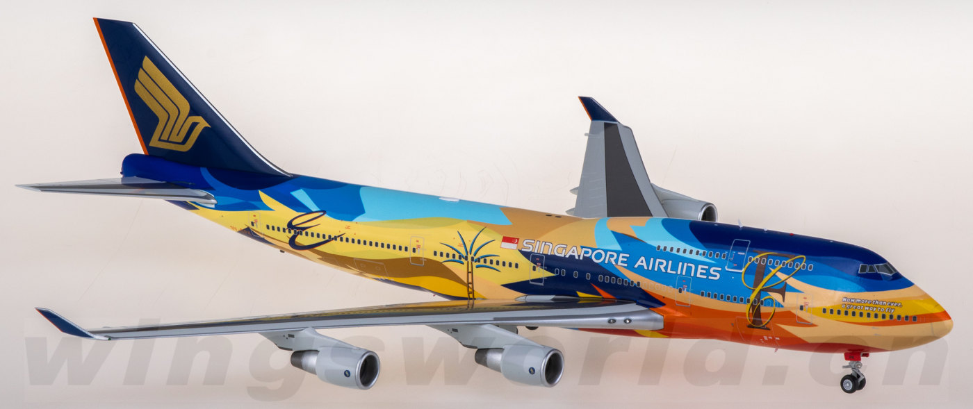 L2001 Singapore Airlines 新加坡航空Boeing 747-400 9V-SPK SQ
