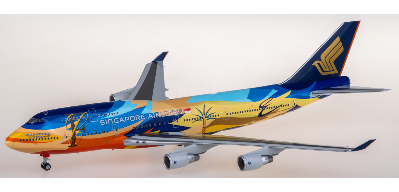 SQ Wings 1:200 シンガポール航空 B747-400 9V-SPK SQ Wings 1:200 Singapore Airlines Boeing B747-400 Diecast
