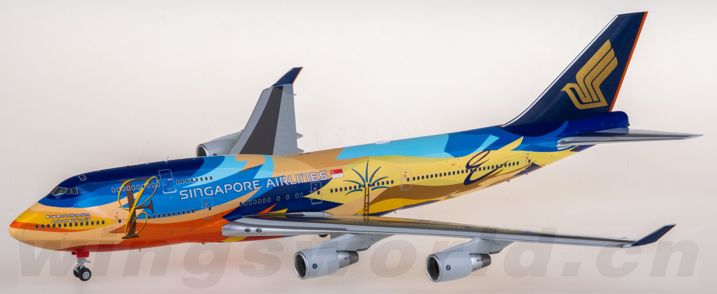 L2001 Singapore Airlines Boeing 747-400 9V-SPK SQ Wings 1:200