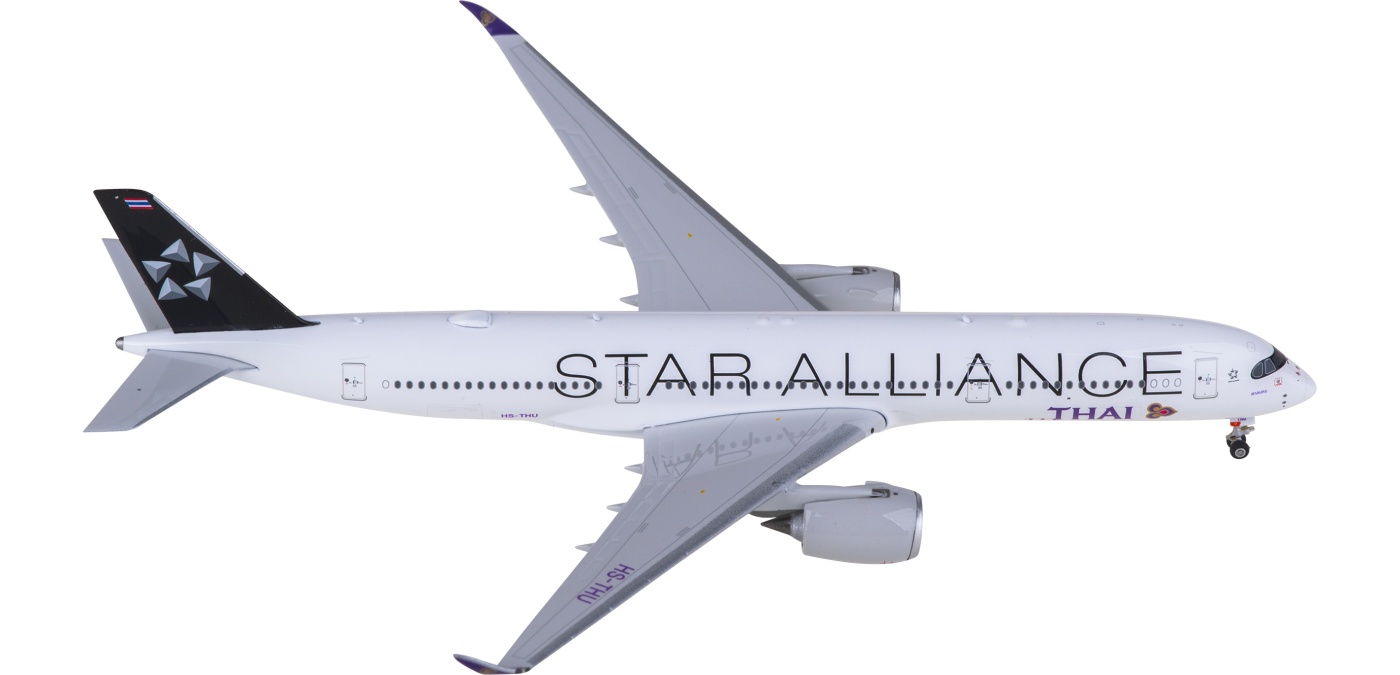 PH11981 Thai Airways 泰国国际航空Airbus A350-900 HS-THU 星空