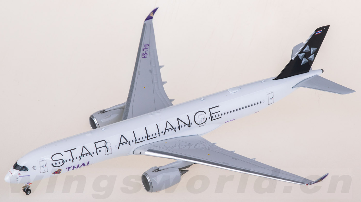 PH11981 Thai Airways 泰国国际航空Airbus A350-900 HS-THU 星空