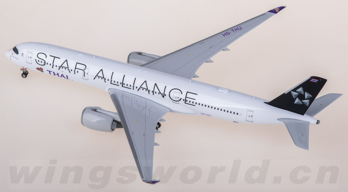 PH11981 Thai Airways 泰国国际航空Airbus A350-900 HS-THU 星空