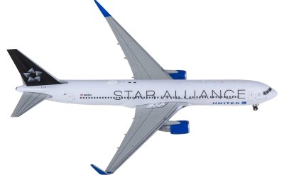 Geminijets 1:400 United Airlines 美国联合航空 Boeing 767-300ER N653UA Star Alliance