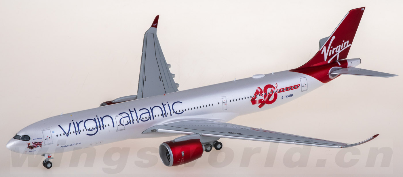 virgin Atlantic A330 2023年クリスマス限定 台紙封筒付き GJVIR2307 GEMINI JETS Virgin Atlantic Airways / ヴァージン