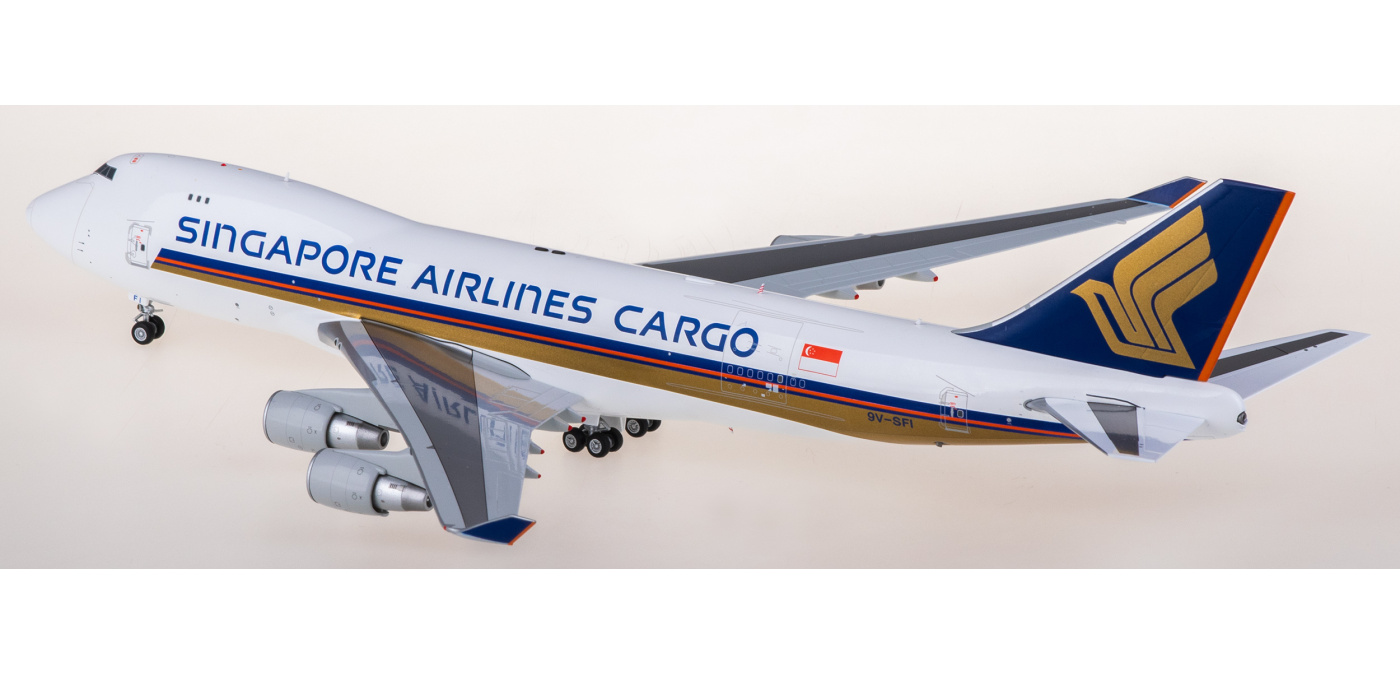 SQ Wings 1:200 シンガポール航空 B747-400F 9V-SFI SQ Wings 1:200 Singapore Airlines Cargo B747-400F Diecast