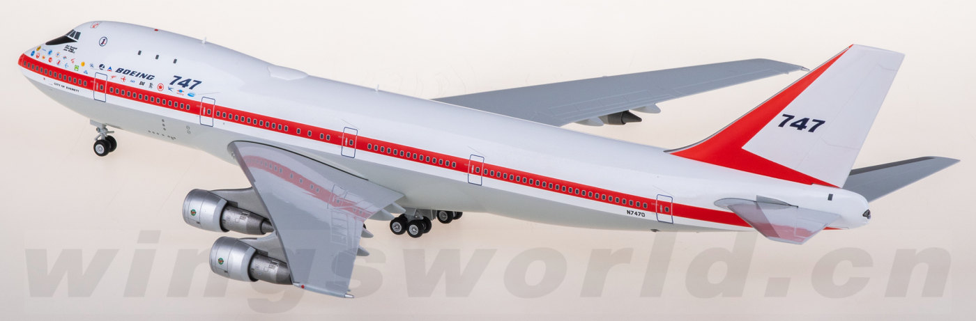 L2064 Boeing 747-100 N7470 SQ Wings 1:200 -飞机模型世界