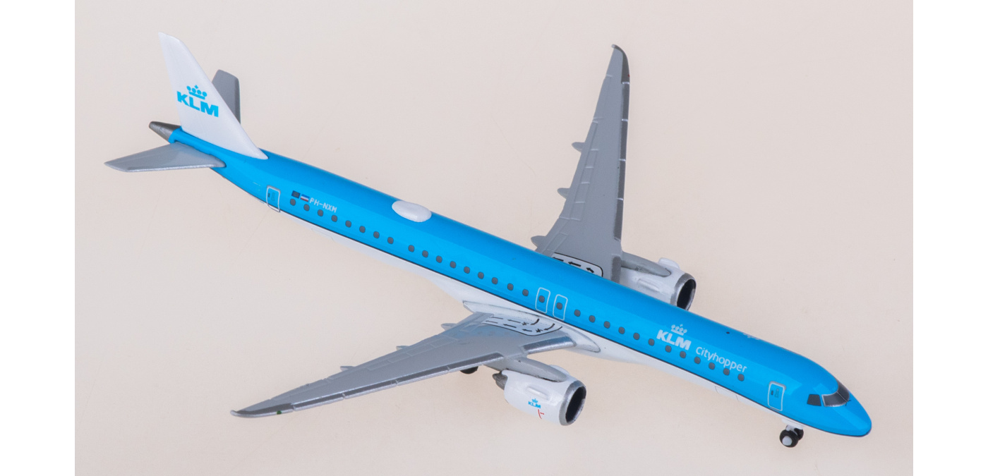 536554-001 KLM Embraer ERJ-195-E2 PH-NXM Herpa 1:500 -飞机模型世界